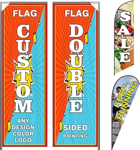 Miniatura 8 de Banderas de plumas personalizadas para publicidad comercial exterior (solo bandera), letrero abierto de plumas personalizado bandera Swooper bandera
