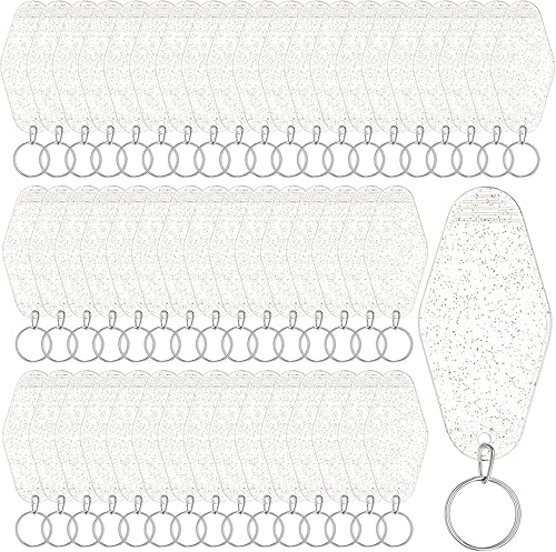Miniatura 6 de Pinkunn 50 piezas de llavero de motel en blanco sublimación vintage llavero de hotel en blanco a granel para manualidades DIY ornamento