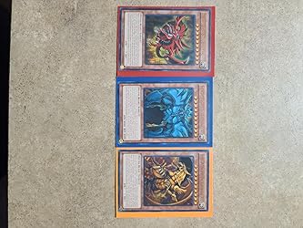 Konami YuGiOh Legendary Decks II God Card Set - Slifer Obelisk Ra Ultra Rare