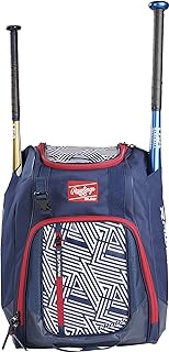 Rawlings | CHAOS Backpack Bag Series | T-Ball & Youth | Baseball & Fastpitch Softball | Multiple Colors