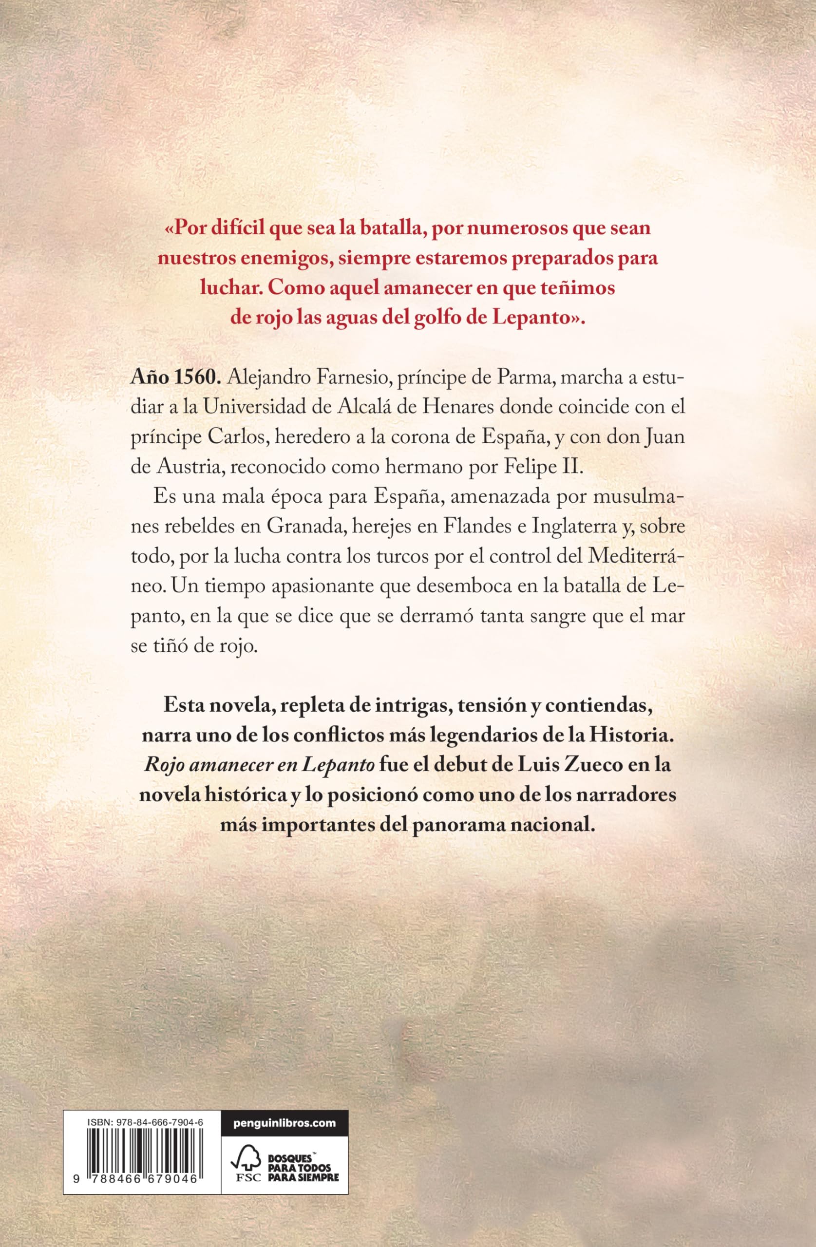Rojo amanecer en Lepanto (Histórica)