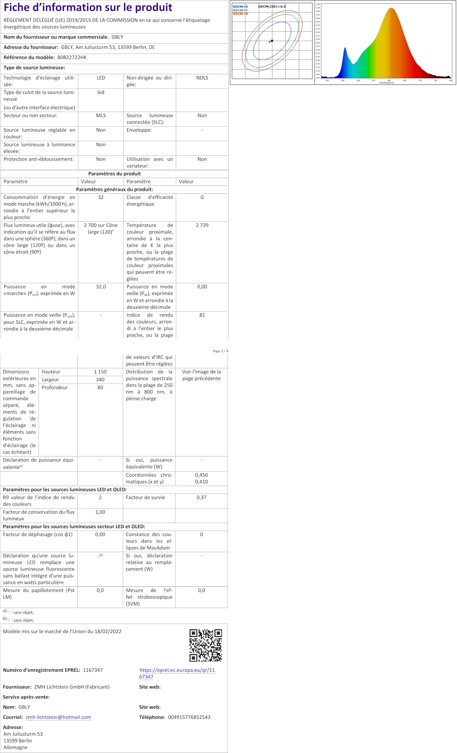 Moderne LED Lampadaire 16 Couleur Lampe De Stand Avec Télécommande