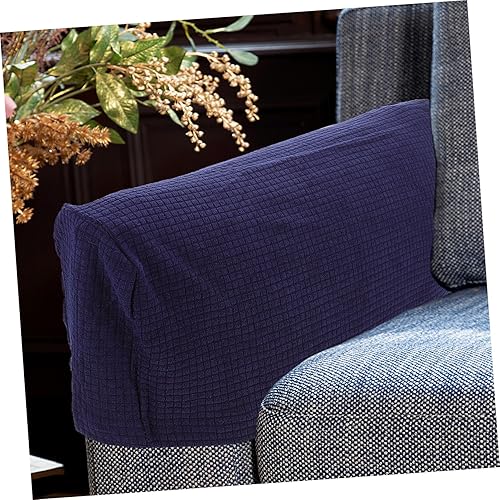 Miniatura 4 de NOLITOY Fundas de tela para reposabrazos de sofá, 2 piezas, protector de brazo de silla, elástico antideslizante, protector de muebles, funda para