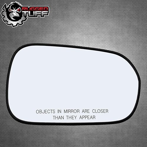 Miniatura 5 de Conjunto de cristal del espejo lateral del pasajero con placa trasera de plástico (no calentada) compatible con Honda Accord Sedan 1998-2002