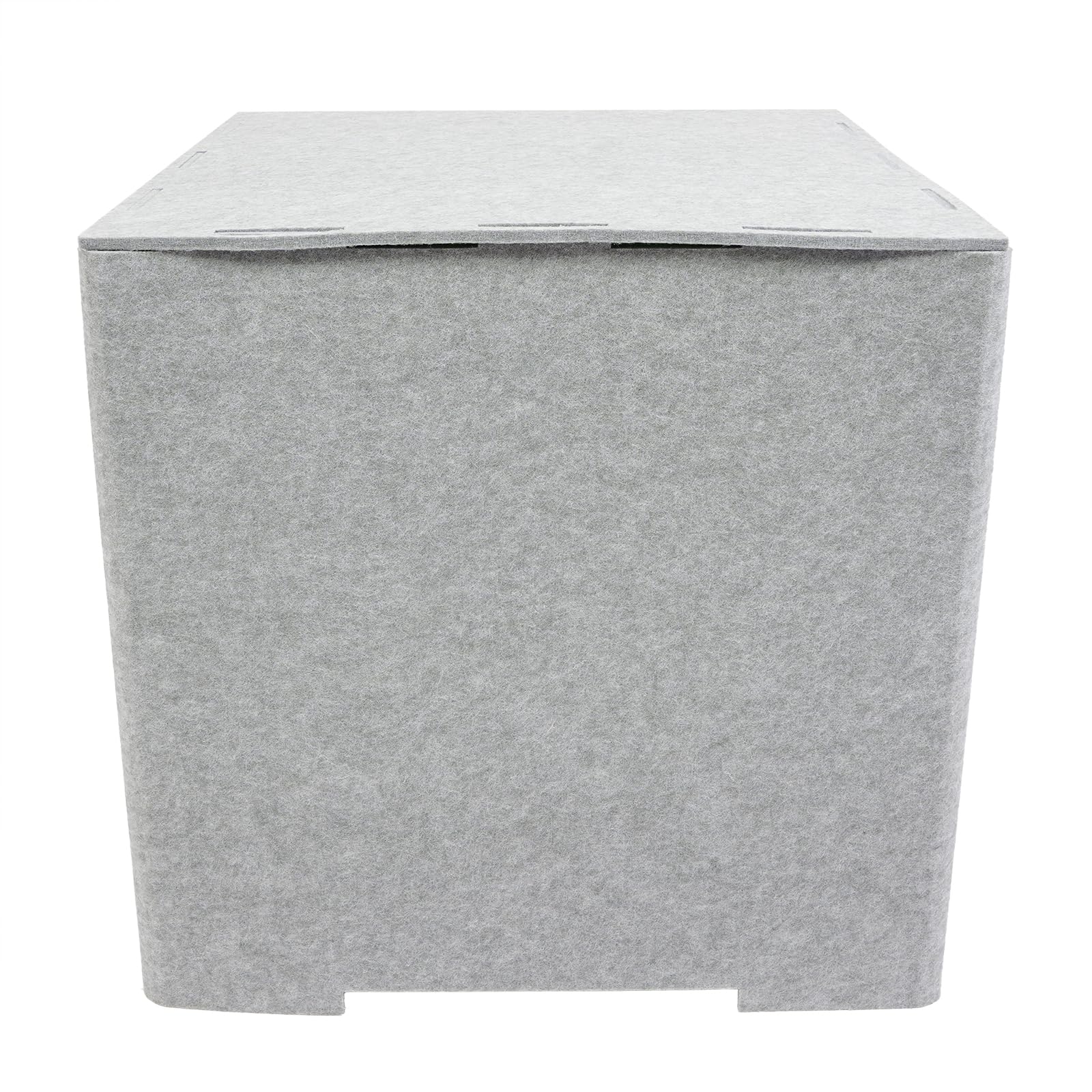Copertura insonorizzata per desktop - Studio di registrazione pieghevole per insonorizzazione - 60 x 60 cm, esterno grigio interno verde - ideale per Home Studio, podcaster e musicisti