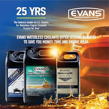 Evans Cooling Systems EC42001 Waterless Prep Fluid With Funnel, 128 fl. oz.