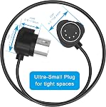 FORE 2-Pack 30cm 45-Degree Symmetry Angled MIDI Cable with Ultra-Small Plugs for Tight Space, 5-Pin Din MIDI Cable Compatible with MIDI Keyboard/Interface/Guitar Multi Effects 2-Pack 30cm