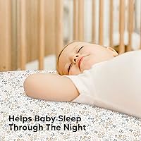 Vista 63 de 2-Pack Waterproof Baby Crib Sheets for Boys, Girls - 52x28 Viscose Derived from Bamboo Toddler Bed Sheet Neutral, Fitted Crib Mattress Protector