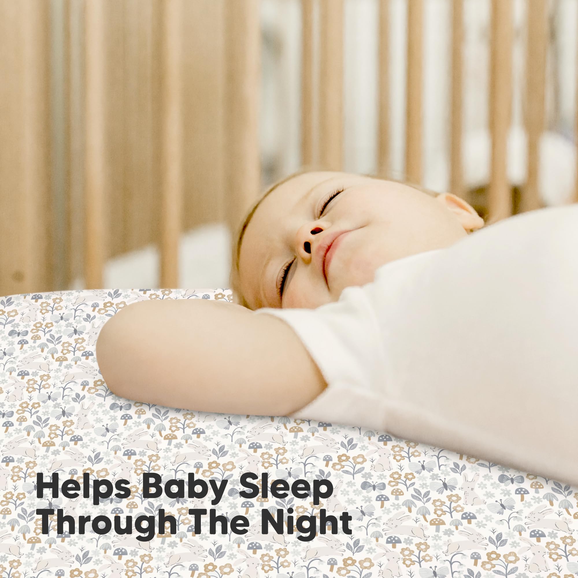 Paquete de 2 sábanas impermeables para cuna de bebé para niños y niñas, 52 x 28 pulgadas, viscosa derivada de bambú, sábana de cama para niños pequeños, funda protectora de colchón ajustable para cama
