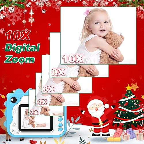 Miniatura 7 de Acadia - Cámara para niños de impresión instantánea, cámara instantánea de 12 MP para niños, sin tinta, cámara digital para niños de 3 a 12 años,