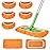 AmaVins 5 Pack Reusable Microfiber Mop Pads Compatible with Swiffer Sweeper, Wet and Dry Flat mop Cover, Washable Pads for Surface/Hardwood Floor Cleaning (Mop is Not Included)