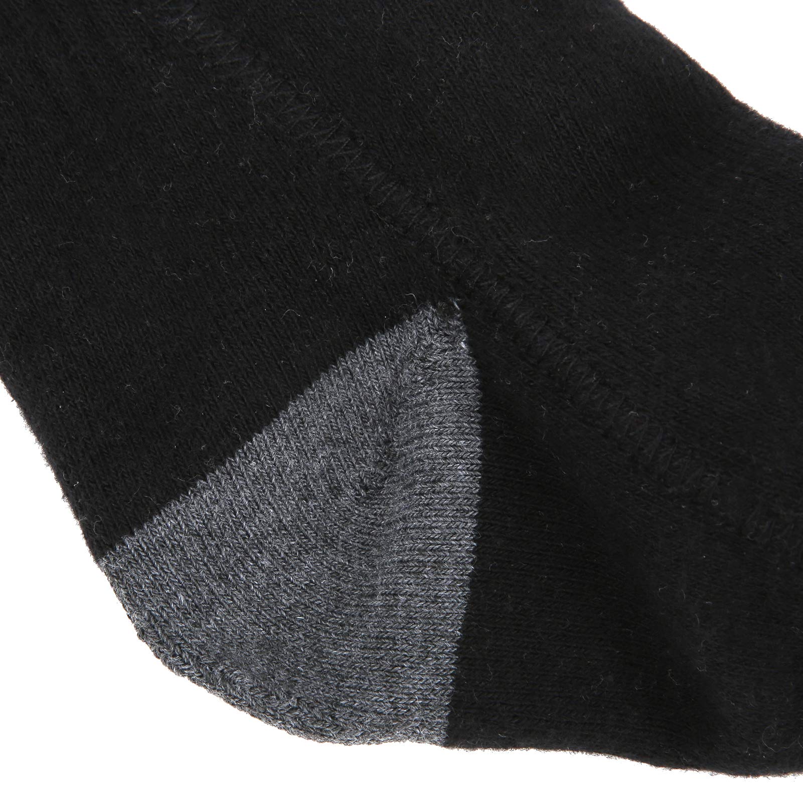 Calcetines Térmicos para Clima Frío, Calcetines Térmicos Cálidos De Invierno con Batería, Operados con Energía Móvil, Mezcla De Algodón, Absorbentes, Transpirables, De (Negra)