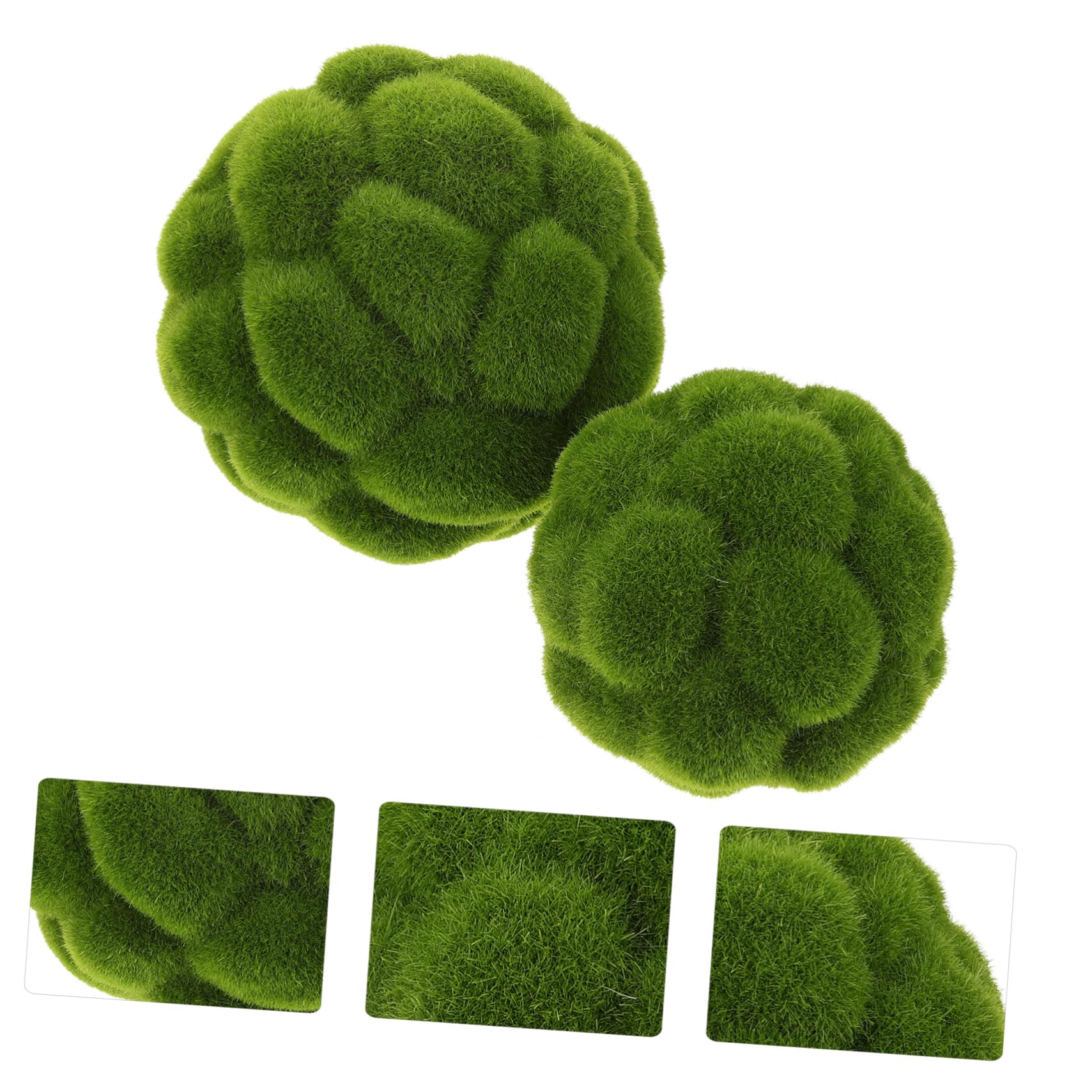 Cabilock 8 Stck. Künstliche Mooskugel Dekoration Realistische Topiary Bälle für Garten Hochzeit und Innenräume Pflegeleicht und Langlebig