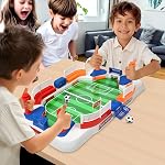 Mini Foosball Table Game for Kids Soccer Game Set Gifts Boys Toy Football Games Board for Indoor Sports Game Room Pinball Interactive Birthday Gift Toys for 3 4 5 6 7 8-12 Year Old Family Gatherings