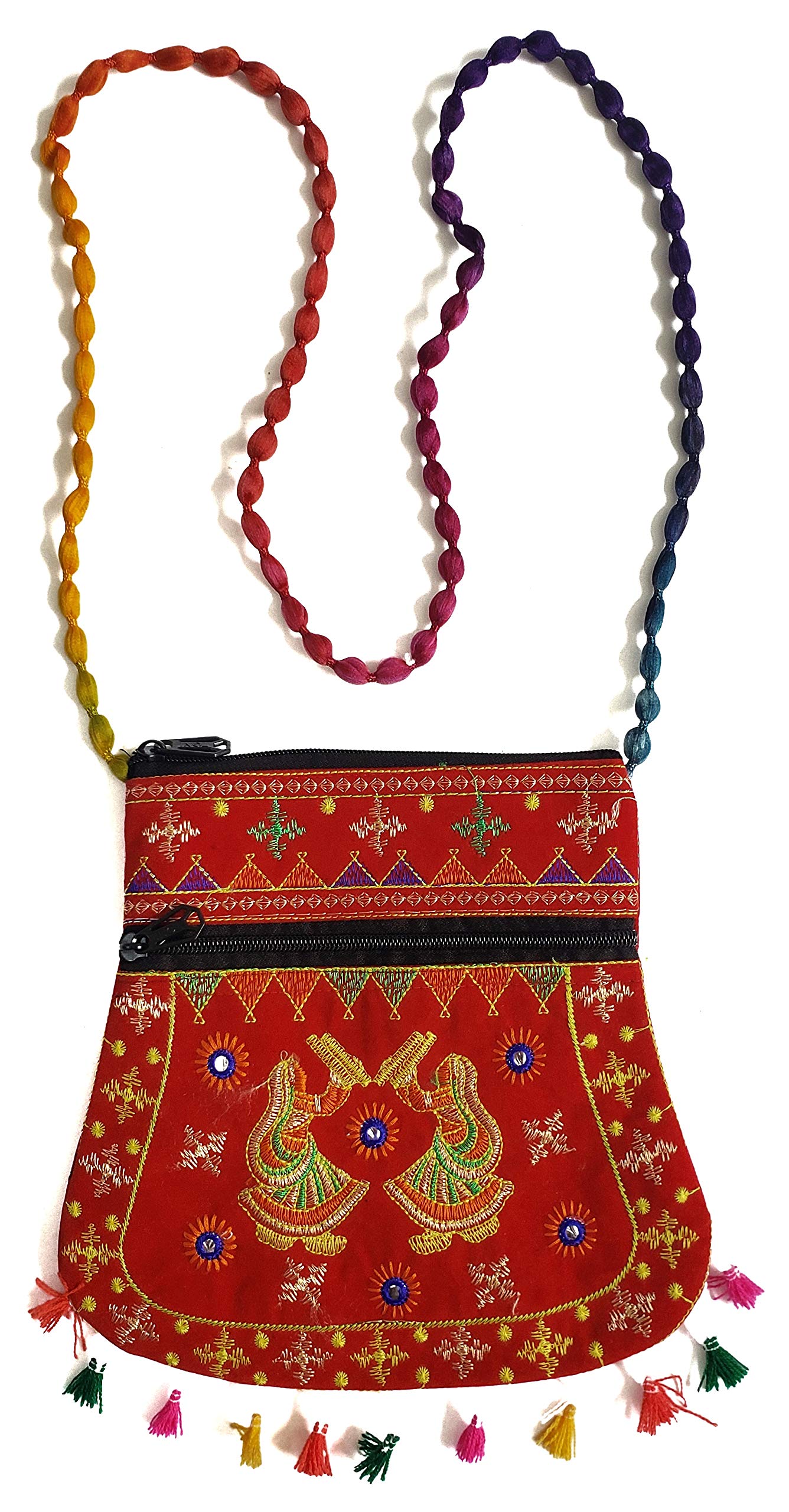 Handicraft Rajasthani Embroidered Sling Bag For Women & Girls | Cotton Bags For women | Ethnic Sling Bag For Girls-image-37