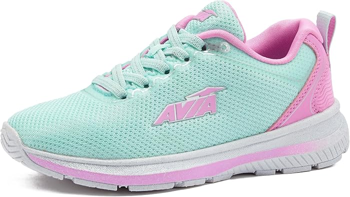 Avia Avi Factor Slip On Girls Sneakers - Lightweight Tennis, Athletic, Running Shoes for Girls - Toddler, Little Kid, and Big Kid Sizes 11 to 6