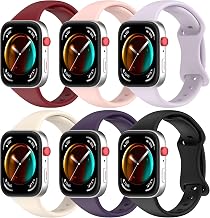 Strap Compatible with Huawei Watch Fit4 Pro/Huawei Fit 3 Bracelets, Silicone Replacement Straps Adjustable Watchband for Huawei Fit 4 Smartwatch Accessories