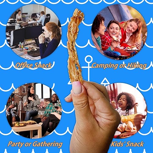 Miniatura 3 de Gangwon Export - Bocadillo de calamar seco sabroso bolsa de 9.17 onzas - Cecina de calamar a la parrilla en rodajas para adultos y niños - 0.43 oz