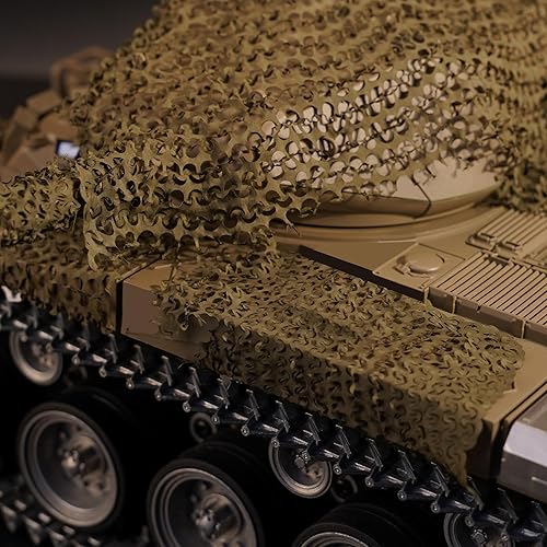 Miniatura 7 de 3 piezas de red de camuflaje densa para tanque AFV Kit de modelo militar 0.004 x 9.055 x 9.055 in Tipo A, piezas de actualización de tanque RC