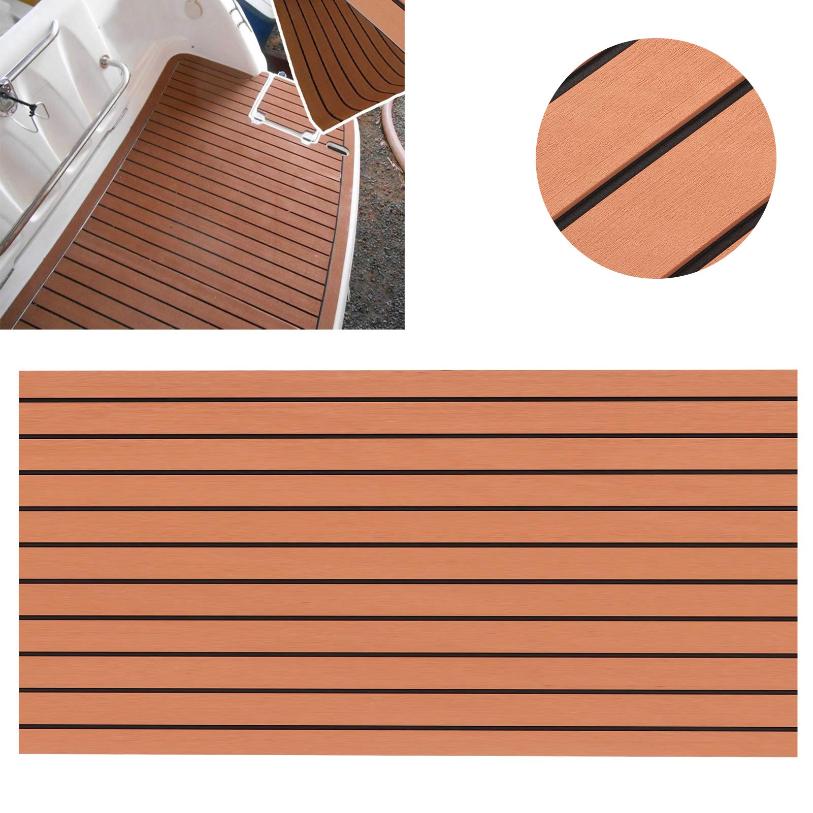 Revêtement de Sol en Mousse EVA, Feuille de Pont de Bateau Marine Tapis de Sol Antidérapant Tapis de Sol Marin Conçu pour Durer Revêtement de Sol en Mousse EVA, Feuille de Pont de Bateau Marine Tapis de Sol Antidérapant Tapis de Sol Marin Conçu pour Durer