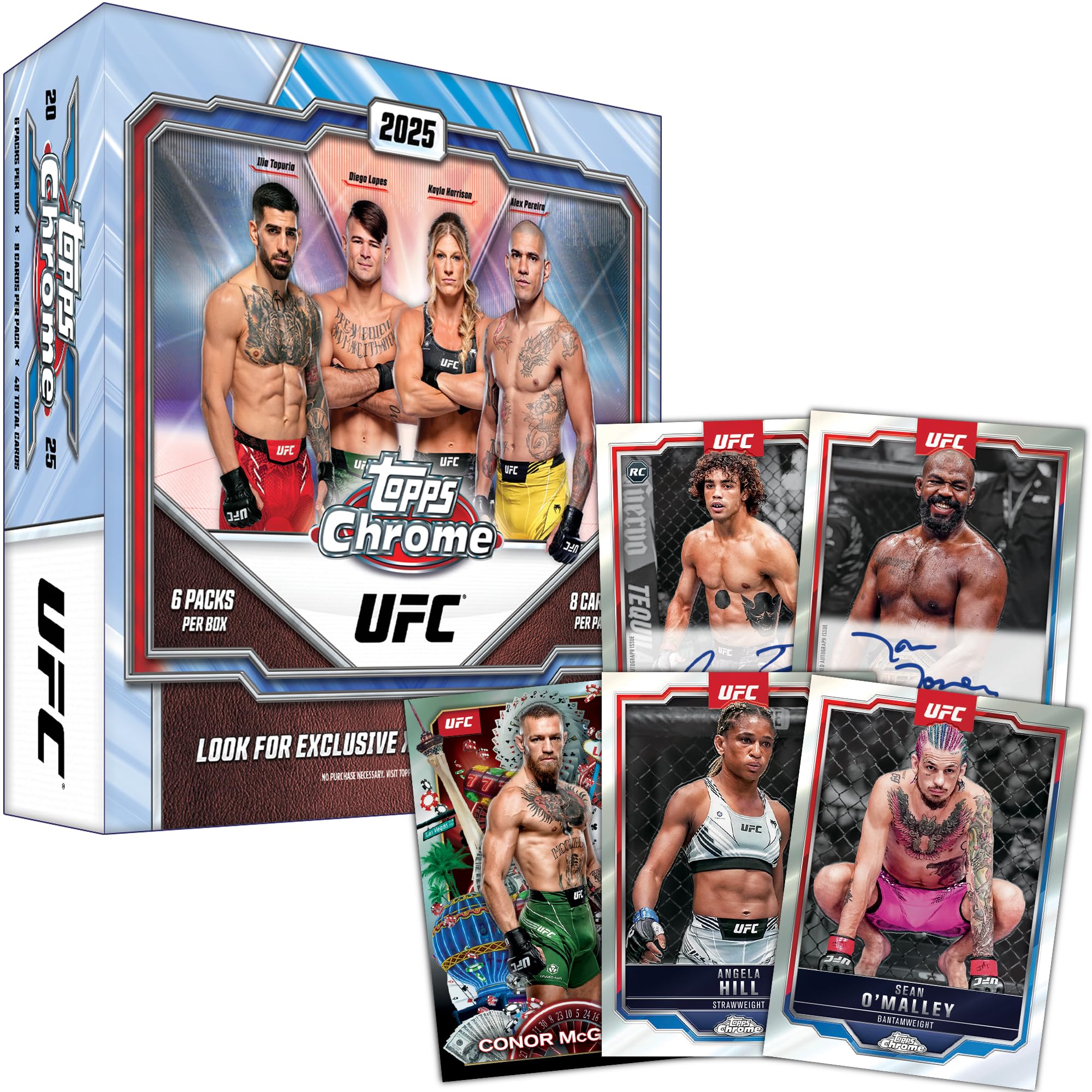 Amazon.co.jp: 2025 Topps UFC Chrome MEGA : スポーツ＆アウトドア