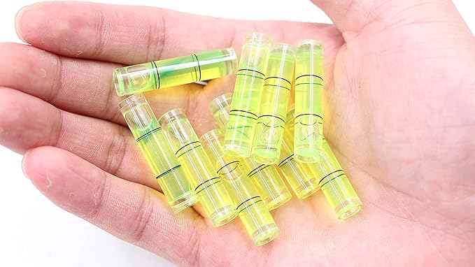 Chiloskit 10 Pcs Mini Nivel de Burbuja, Herramienta para Colgar miniatura 4