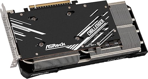 Vista 11 de ASRock Challenger Intel ARC A580 CL 8G GDDR6 256-bit Diseño de ventilador dual 2000 MHz 16 Gbps 0dB Enfriamiento silencioso