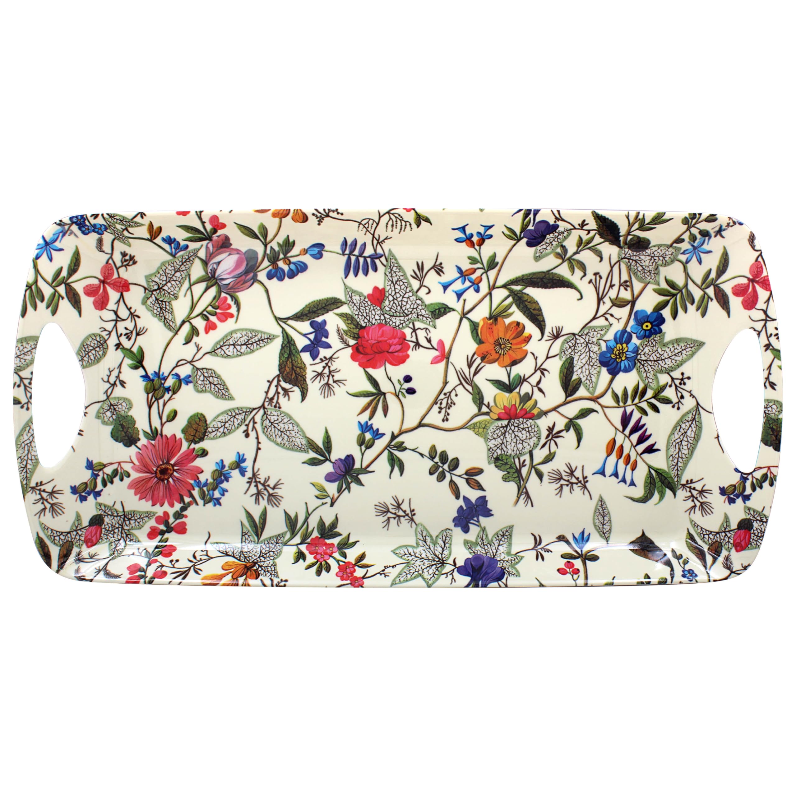 The Leonardo Collection William Kilburn Kilburn Medium Tray For Serving Dishes | Serving Trays For Kitchen Accessories | Lovely Serving Platter For Serving Food & Tea | Designer Trays for Food Serving