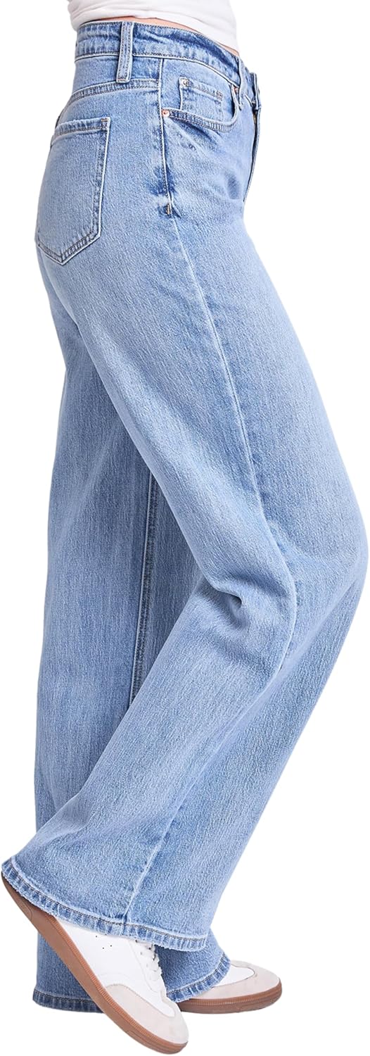 YMI Womens High Rise Bella Wide Leg Jeans, P44199