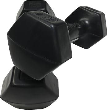 Ivanko Rubber Dumbbells, 5 lbs (PAIR)