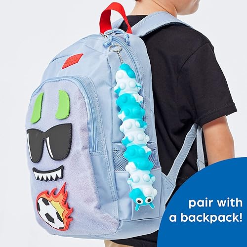 Miniatura 4 de Juguete antiestrés para niños, diseño de clip para mochilas y llaveros, actividades sensoriales divertidas para aliviar el estrés y concentrarse,