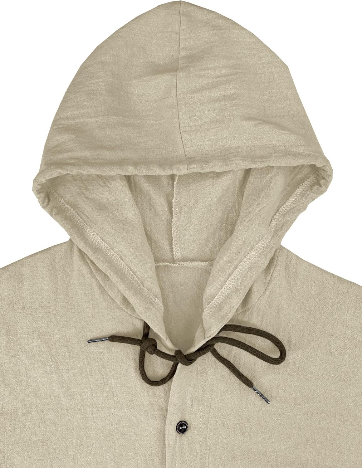 Guayabera Shirts for Men Long Sleeve Linen Shirts for Men White Casual Button Down Shirt Men in Beach Summer - Image 4