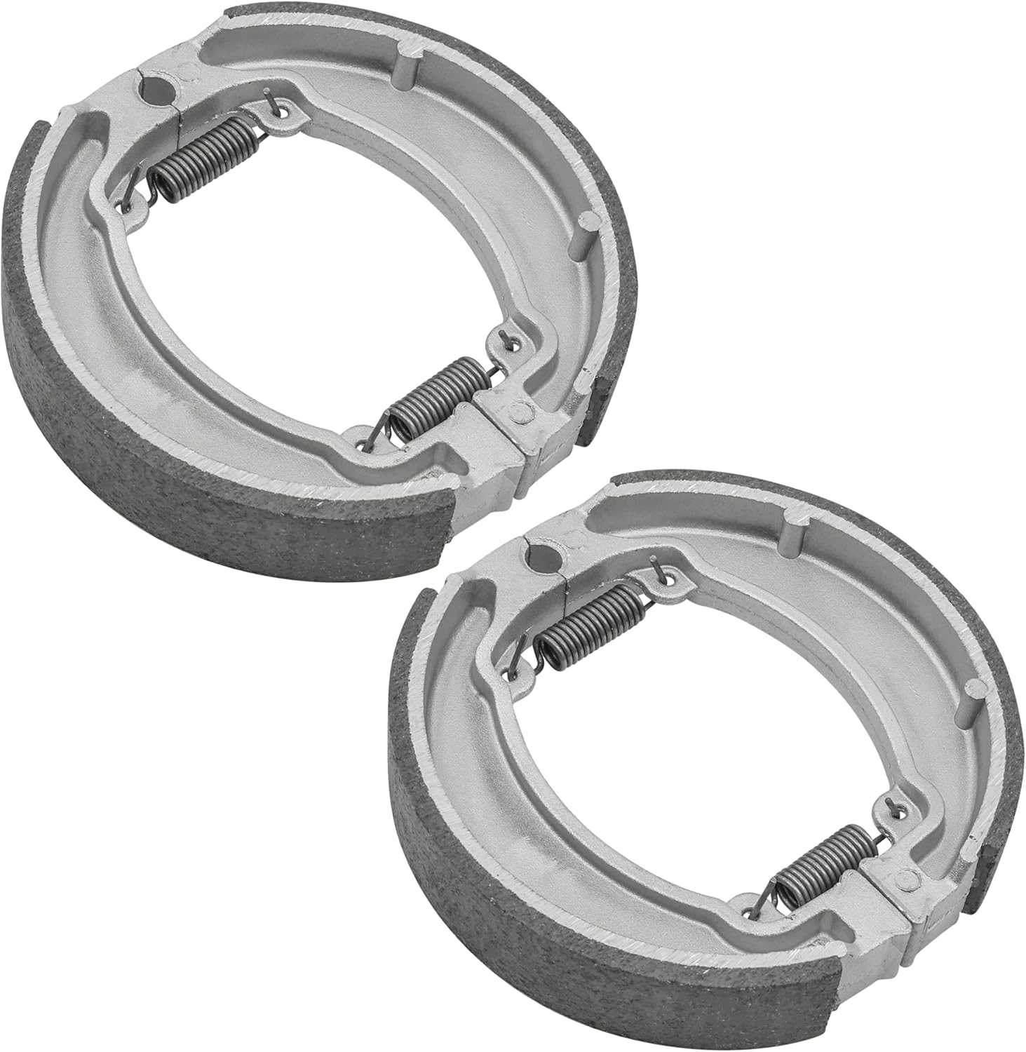 Caltric Front & Rear Brakes Shoes Compatible with Honda Ch250 Ch-250 Ch 250 Elite 250 1989 1990 New