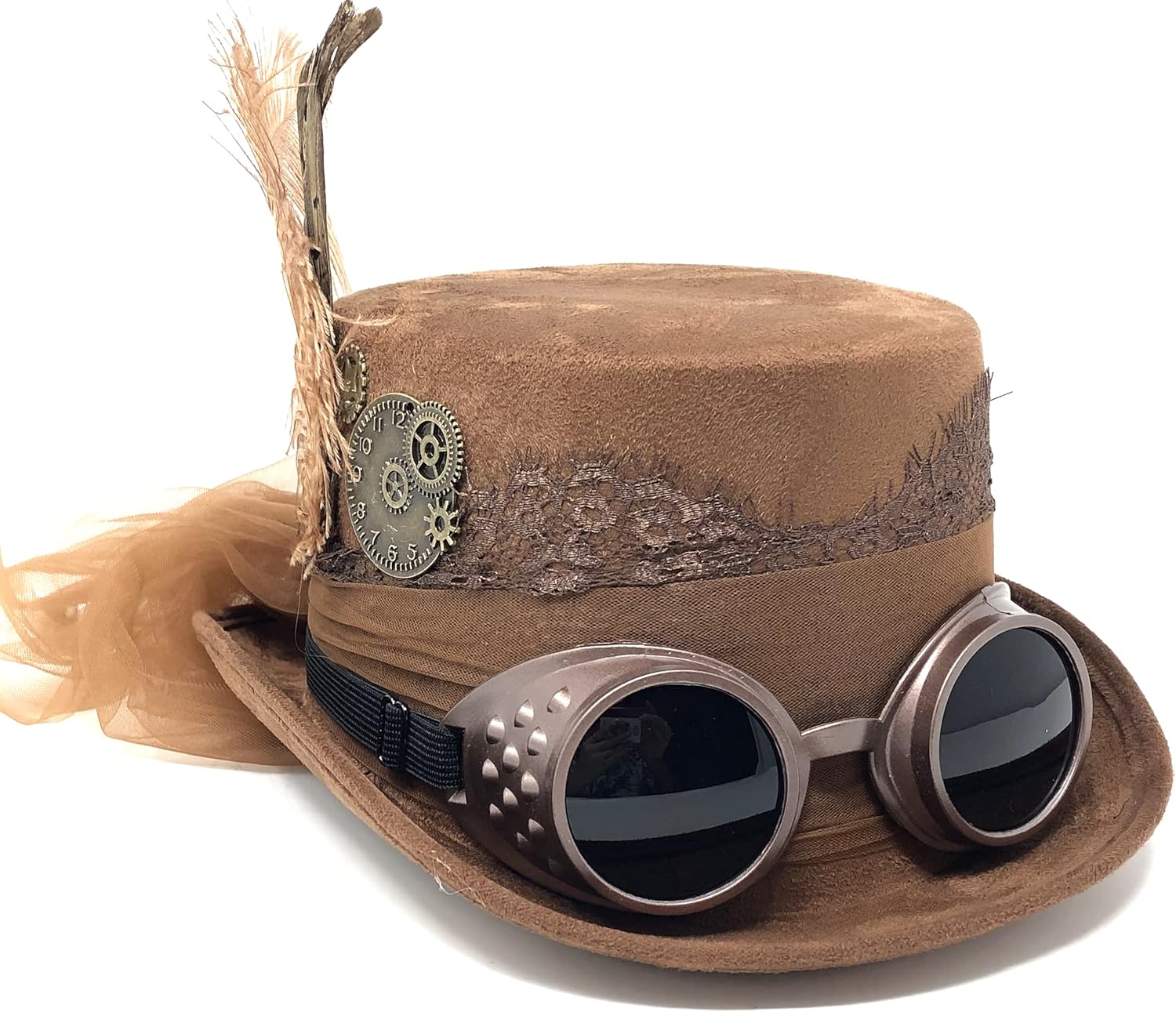 STORM BUY] Steampunk Head Clip Accessories Mini Top Hat for Women Cosplay Headwear For Adult