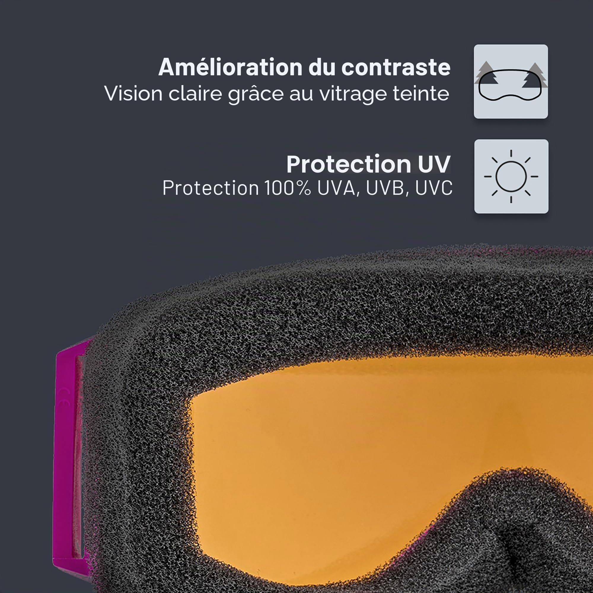Uvex Masque de Ski pour Enfant Speedy Pro Taille Unique Rose