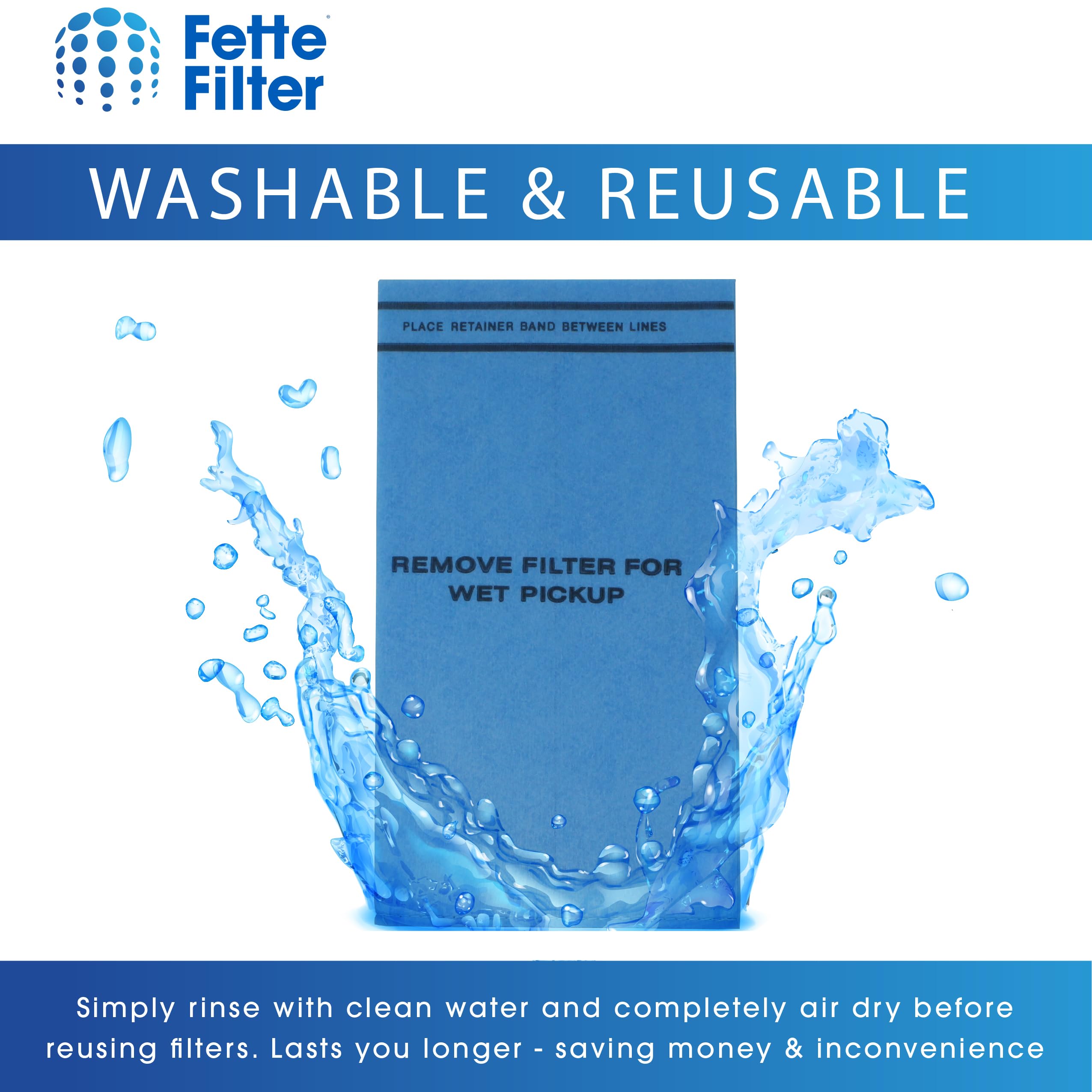 Amazon.com: Fette Filter - 24 + 8 Pack Wet Dry Vac Bags Compatible