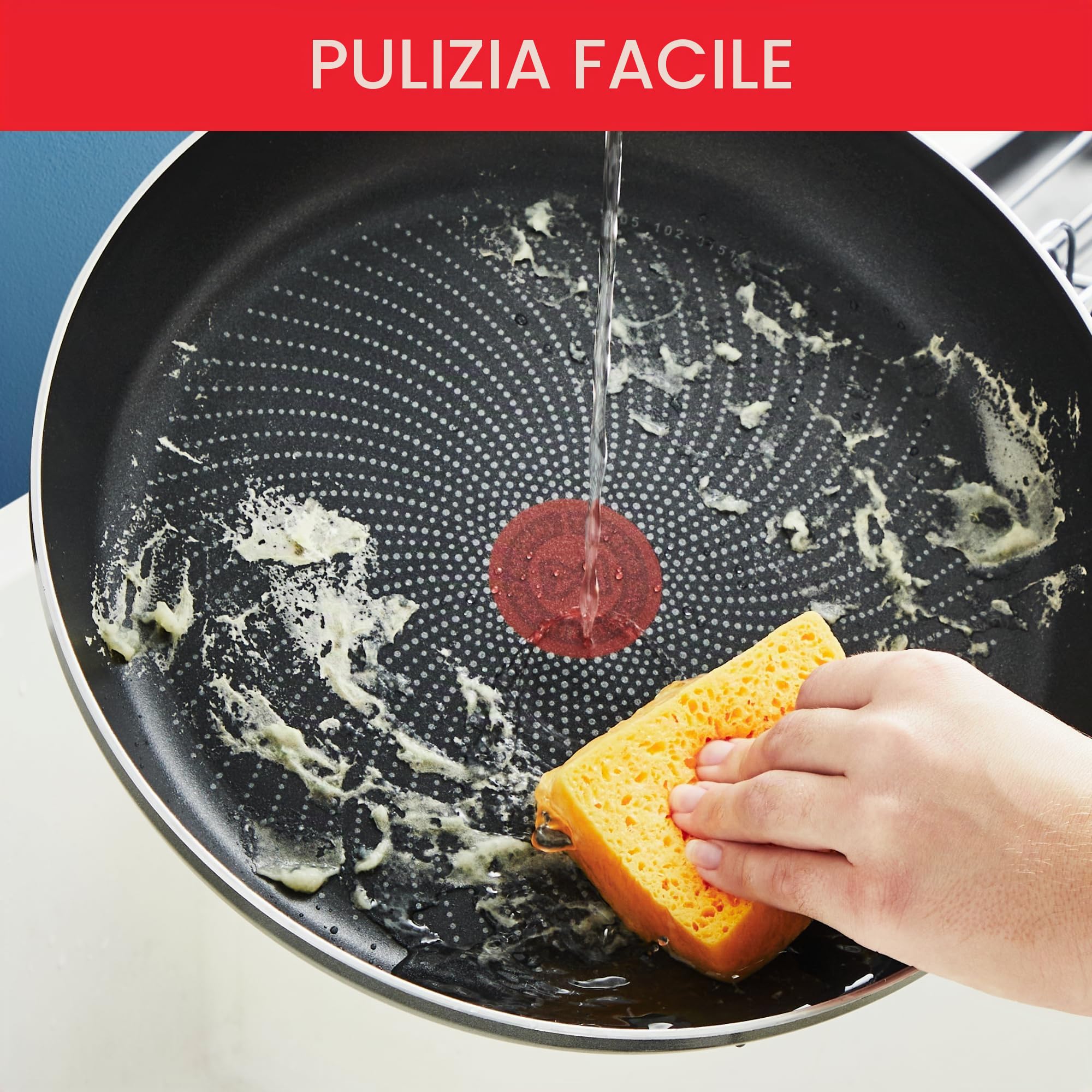 Tefal Ingenio Enjoy - Set di 3 padelle 22/24/28 cm + Manico Rimovibile, induzione Antiaderente, Rivestimento Titanio, Thermo-Signal, Riscaldamento rapido, Lavabile in lavastoviglie e Forno