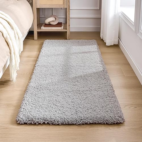 Miniatura 64 de Alfombra de inodoro blanca 22x24, antideslizante, esponjosa, alfombra de piso para baño en forma de U, lavable, alfombra de contorno para inodoro