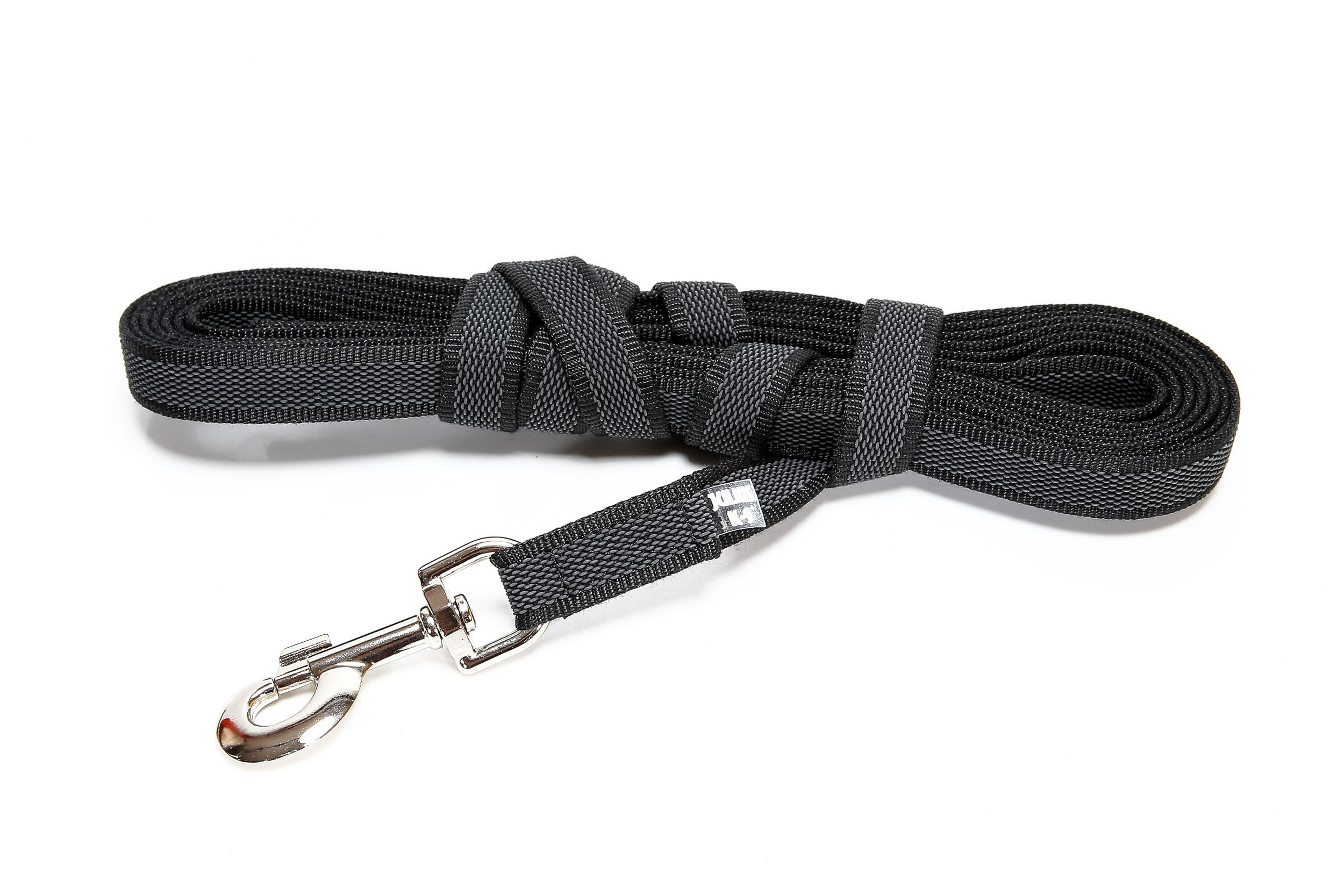 Color & Gray Super-Grip Leash without Handle, 14 mm x 2 m, Black-Gray — view 81