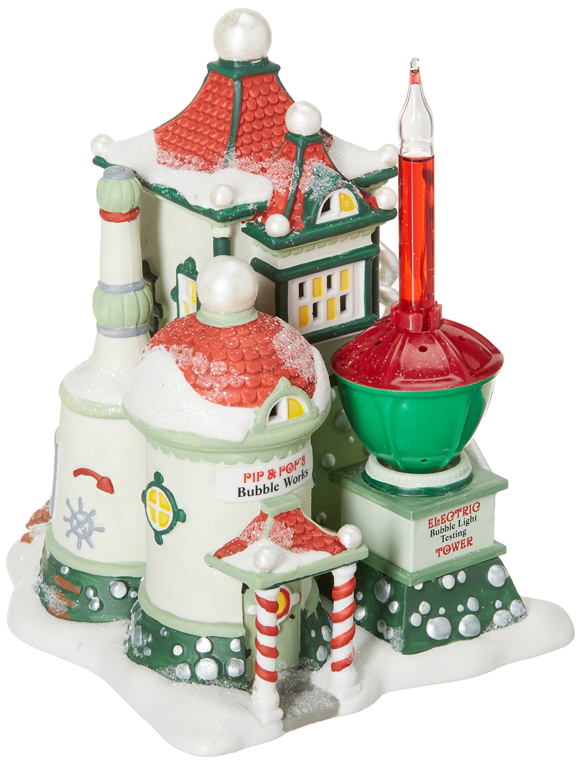 Pip & Pop's Bubble Works Christmas Snow Village Building Dept 56 NEW In Box