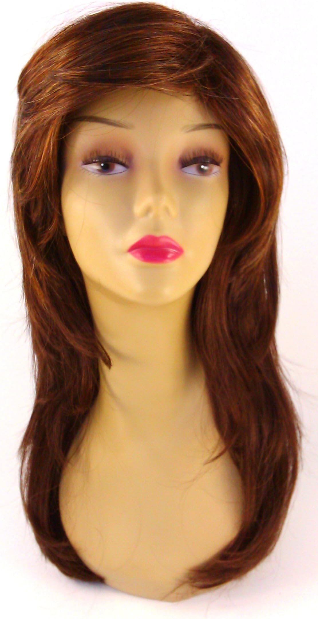 Long Dark Brown Wig – Quality Kanekalon Synthetic Hair Loss Replacement Natural Looking Fashion for Women