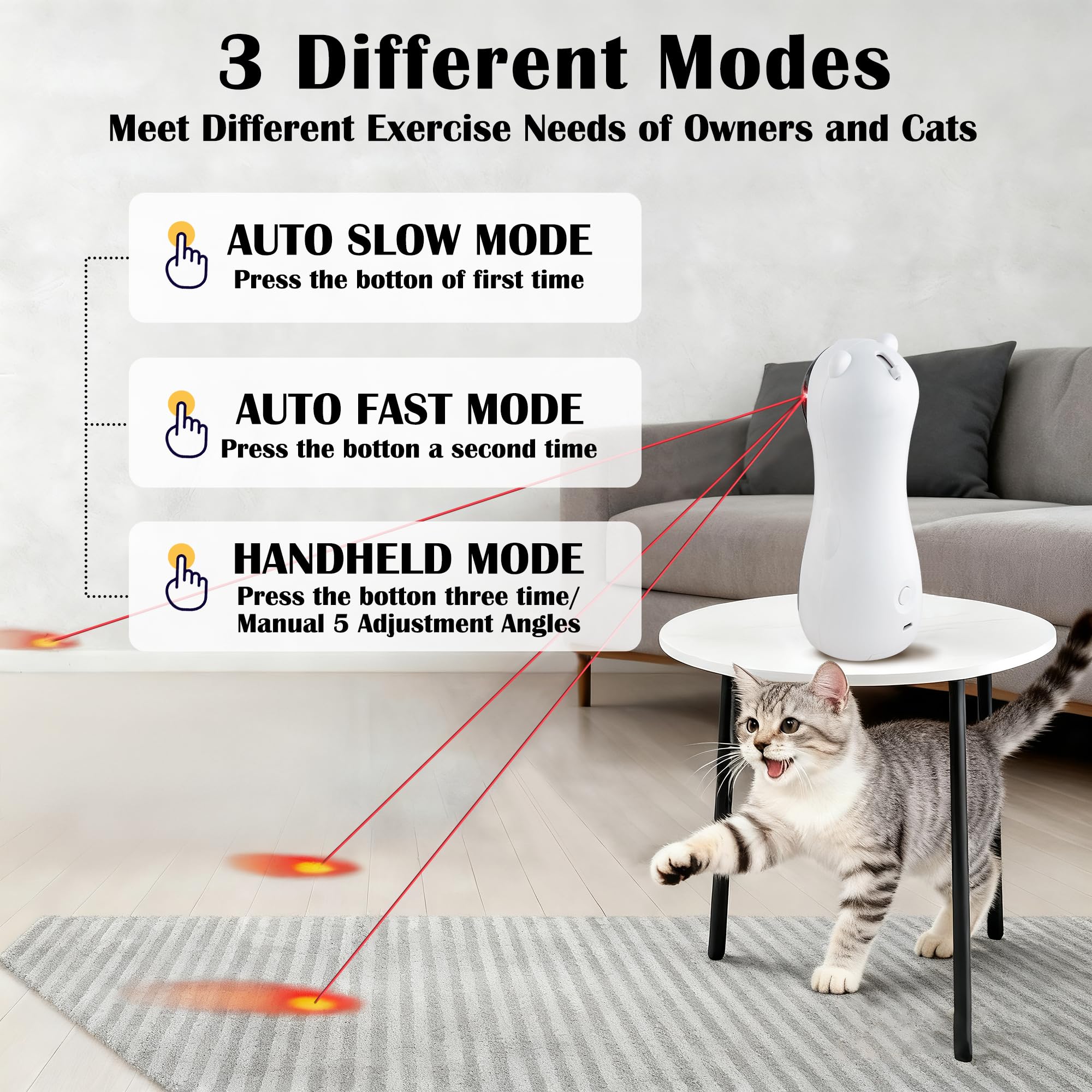 Wood Homing Interactive Cat Teaser Toy - Image 3