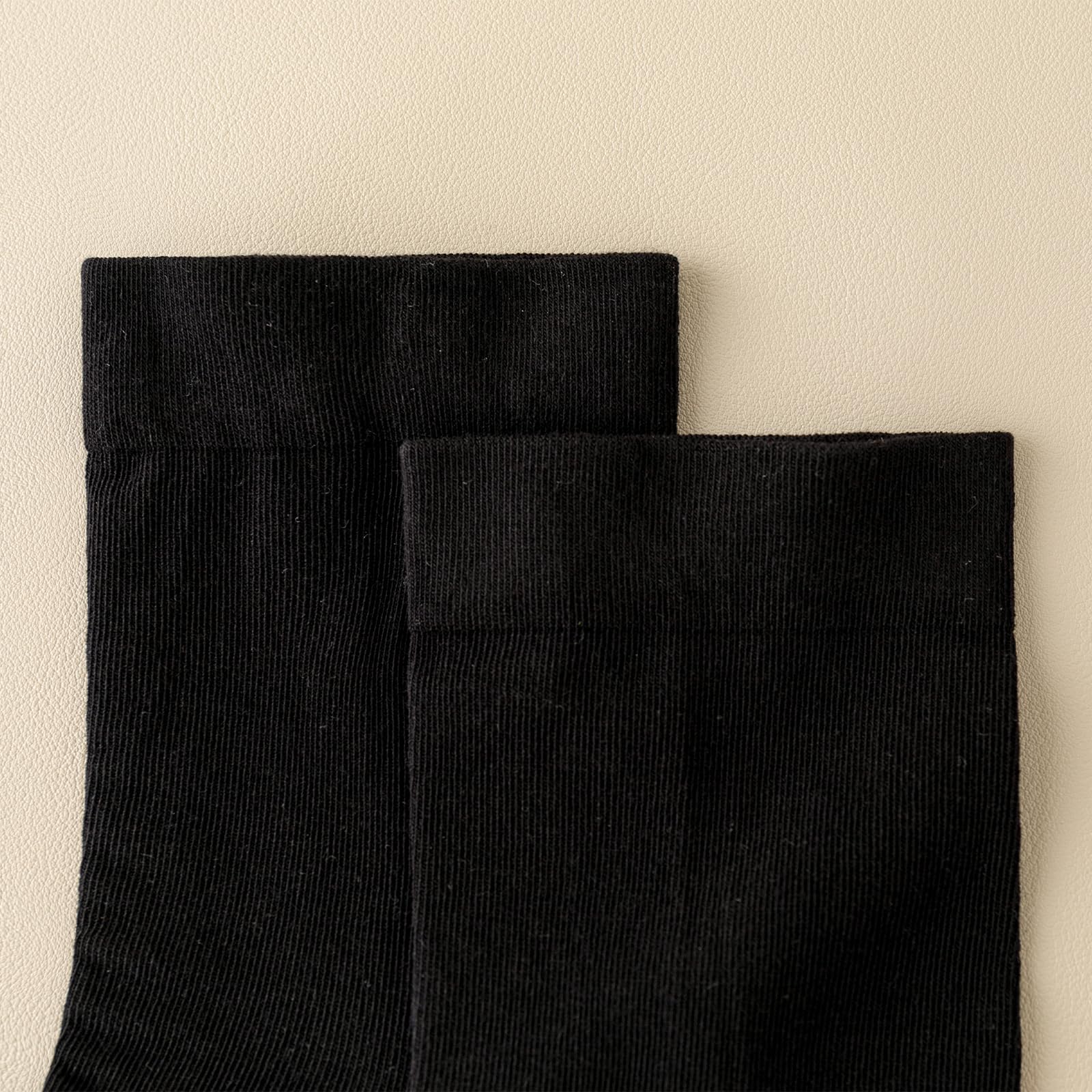 PADFOM Calcetines finos de algodón para mujer, calcetines de algodón suave para mujer, calcetines por encima del tobillo, 6 pares, talla 6-11