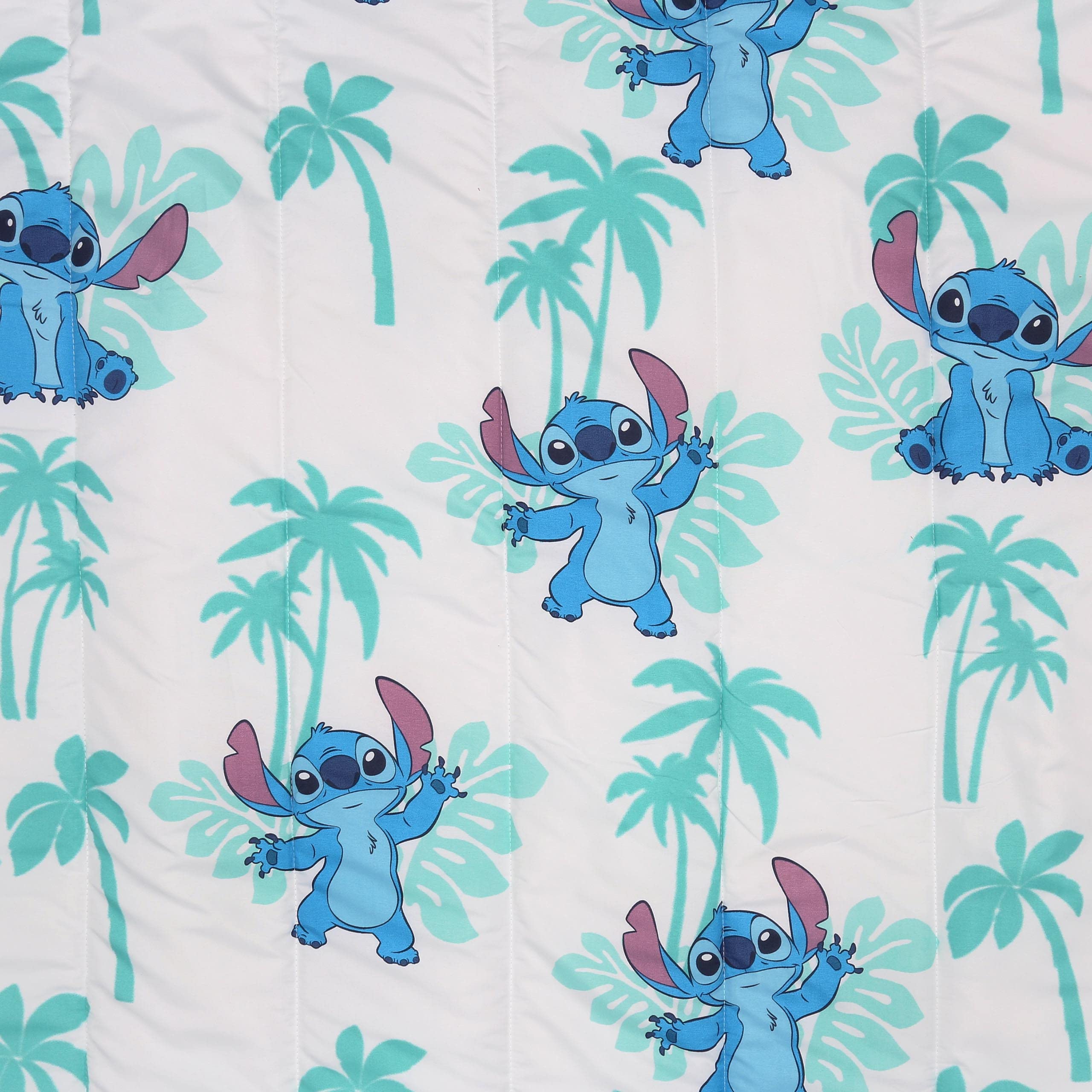 Stitch Disney Couette enfant, couette bleue et blanche 120x150cm, OEKO-TEX