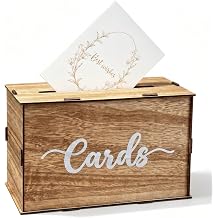 Rustic Wooden Card Box, Wedding Card Box for Reception, Party