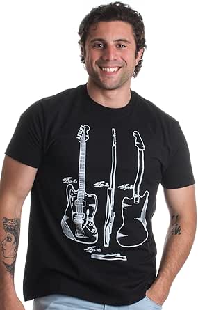 Amazon com: Guitar Player Tee Shirts Acoustic Electric Rock Bass