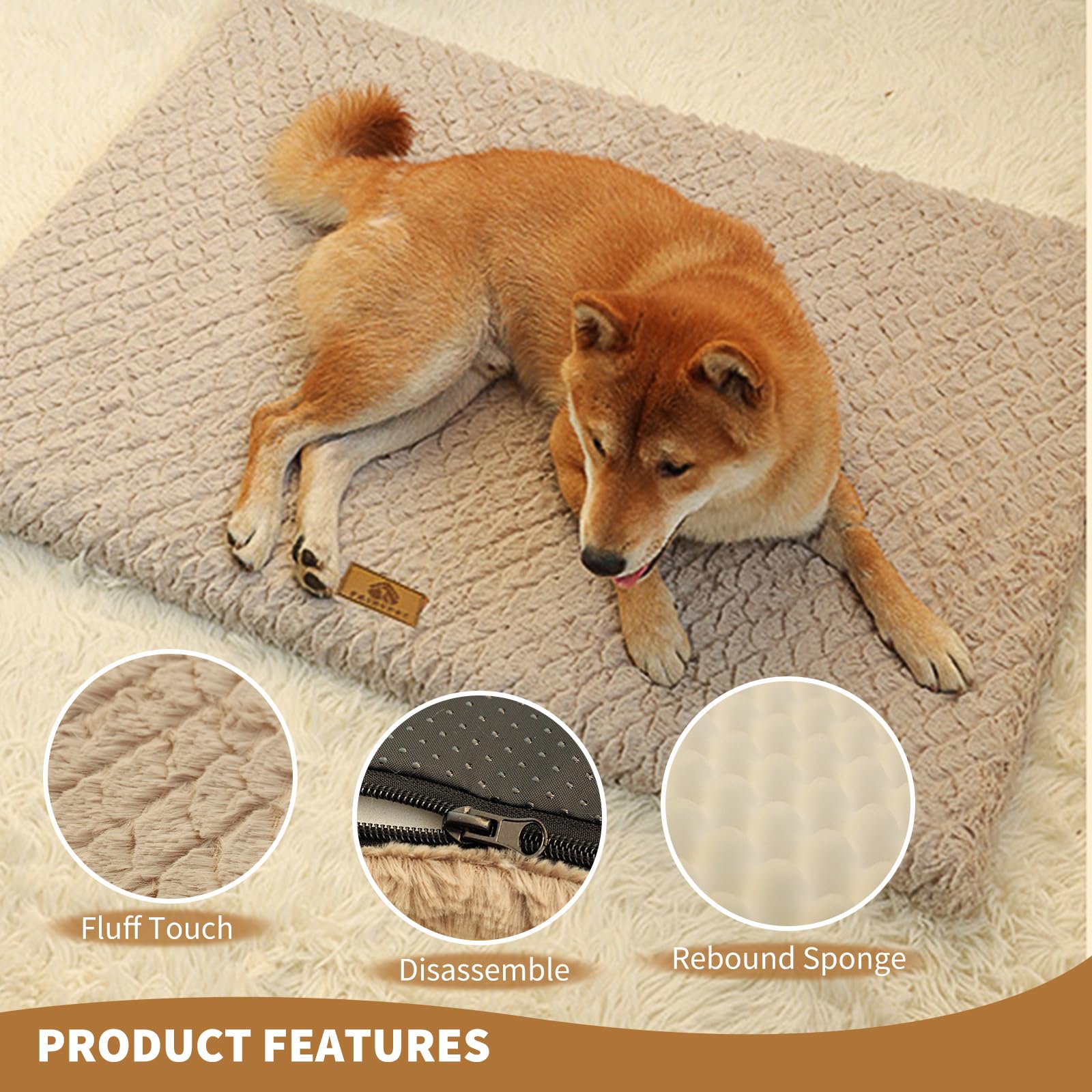 PETCUTE Tapis Chauffant Chat Chien,Coussin Auto-Chauffant Chat avec Couverture Amovible et Lavable,Tapis Thermique pour Chat et Petits Chiens,Antidérapant,Tapis pour Chat Chaud pour Intérieure