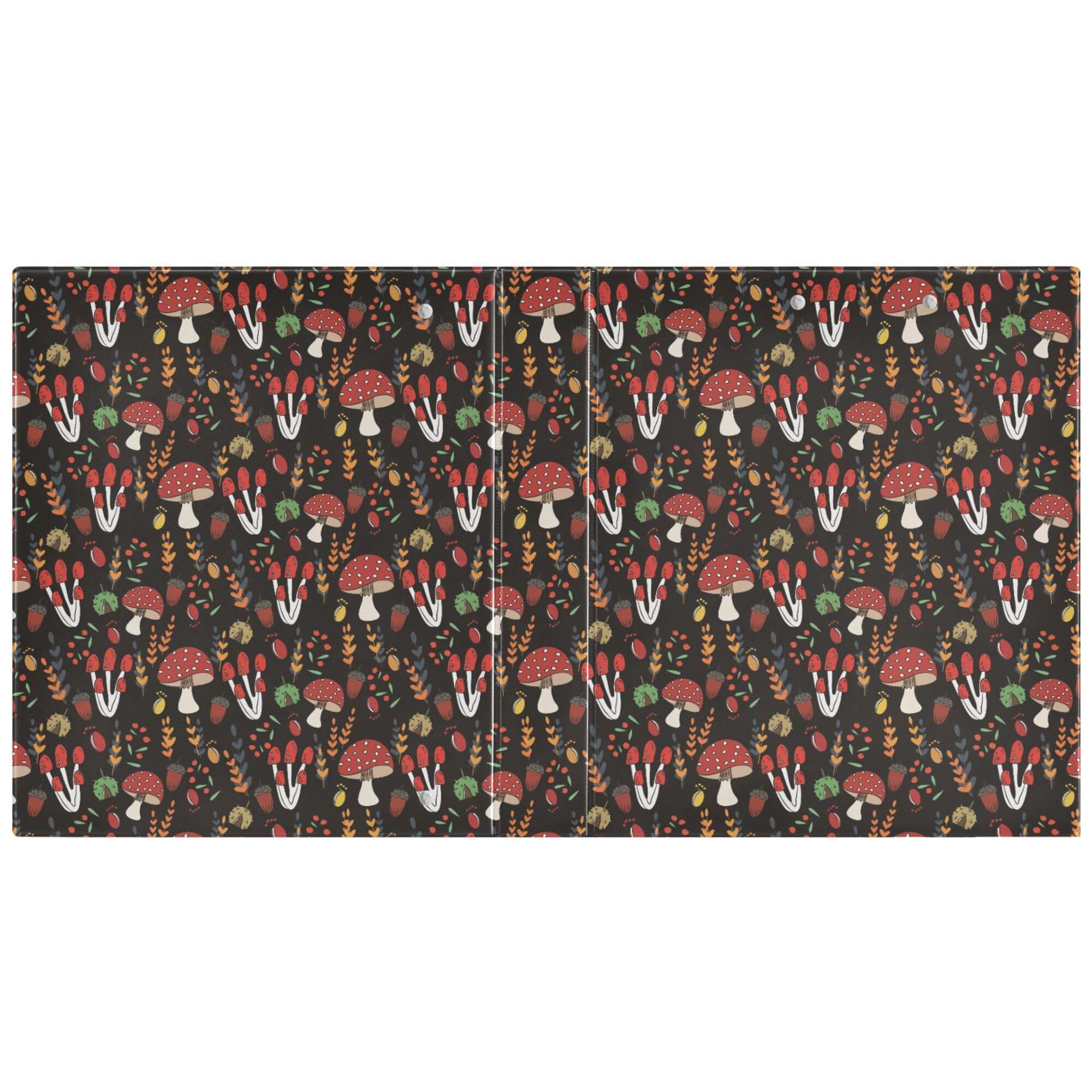 Raccoglitore a tre anelli da 12,7 cm con tasche interne, confezione da 1/2 raccoglitori per studenti universitari, 200 fogli