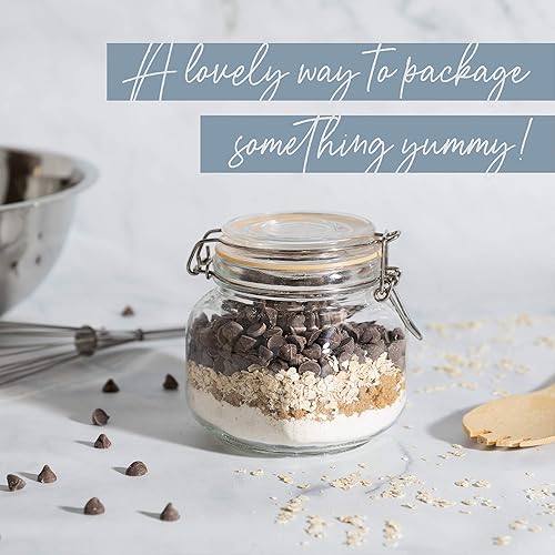 Miniatura 2 de Galashield Tarros de vidrio con tapas, tarros de almacenamiento de alimentos con tapas herméticas, a prueba de fugas, tarros de vidrio de cocina 25