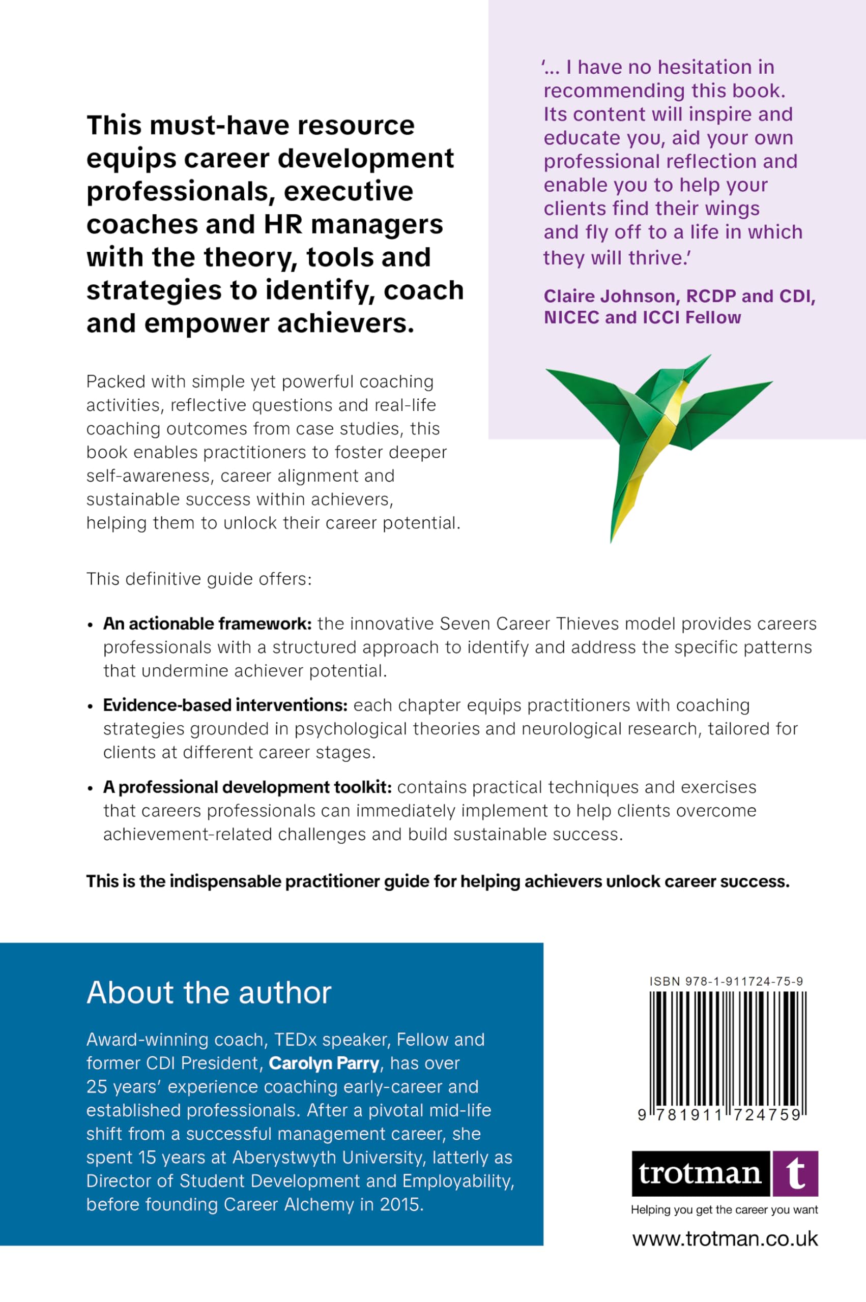 Supporting Achievers to Unlock Sustainable Career Success: Theory, Strategy and Practice